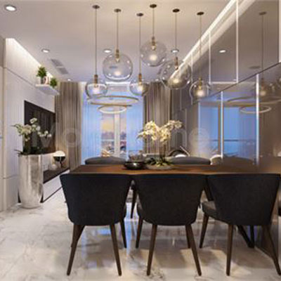  Mẫu bàn ăn tại Vinhomes Central Park hiện đại