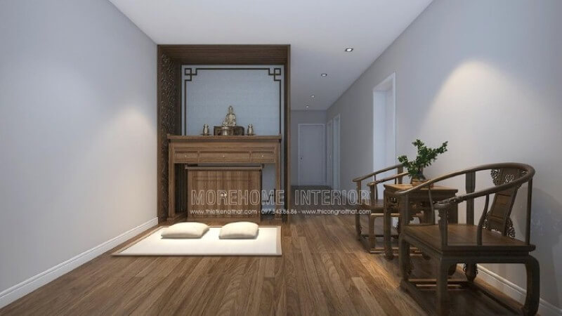 Sắp xếp nội thất phòng thờ đẹp dành cho chung cư, biệt thự, nhà phố. Thiết kế nội thất biệt thự