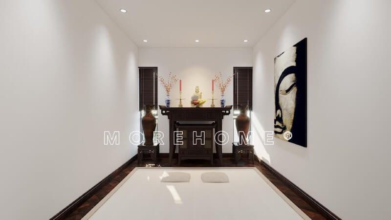 Mẫu tủ thờ gỗ tự nhiên cao cấp cho nhà phốchung cư sang trọng