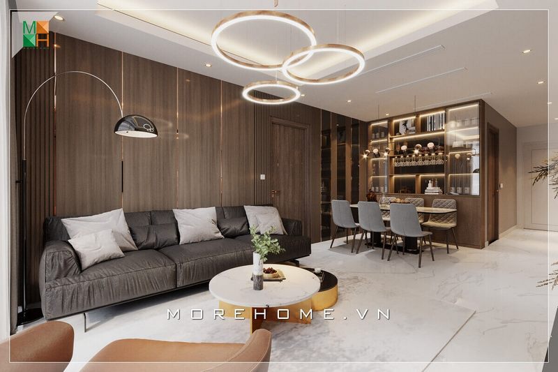 Mẫu thiết kế bàn ăn kèm 6 ghế đơn giản mà cao cấp cho chung cư, nhà phố, biệt thự phong cách hiện đại