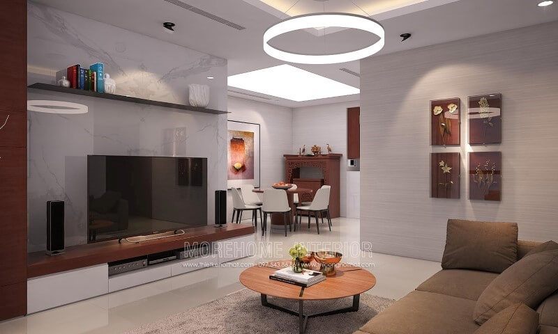 Bàn trà MH-HD052 là mẫu bàn trà nhẹ nhàng dành cho phòng khách nhỏ chung cư