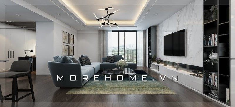 Bộ bàn ghế sofa góp phần làm tôn thêm vẻ đẹp bên ngoài cho không gian phòng khách của gia đình.