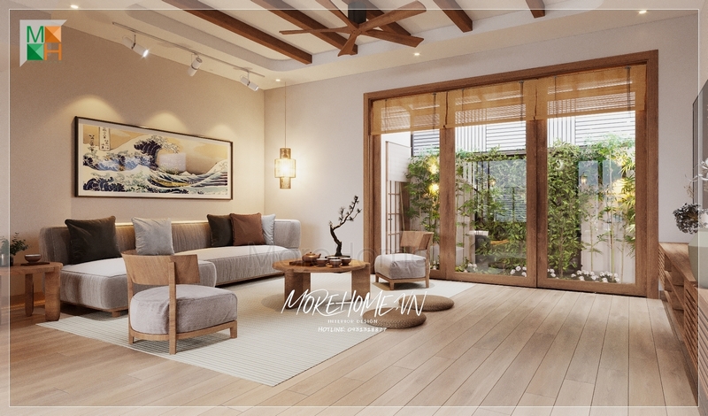 Trang trí phòng khách nội thất mang phong cách nhật đang được nhiều gia đình lựa chọn bởi sự tinh tế, ấn tượng những vẫn đảm bảo tiện nghi đầy đủ