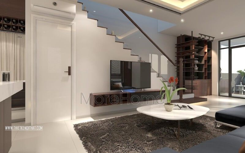 nhất
Đối với những căn hộ, nhà phố có diện tích nhỏ, sử dụng kệ tivi gỗ công nghiệp treo tường là cách tiết kiệm không gian hiệu quả nhất.