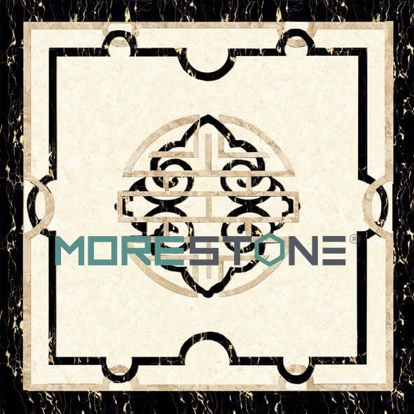 Mẫu hoa văn V003 được sử dụng cho các hạng mục lát sàn phòng khách và sàn thang máy.