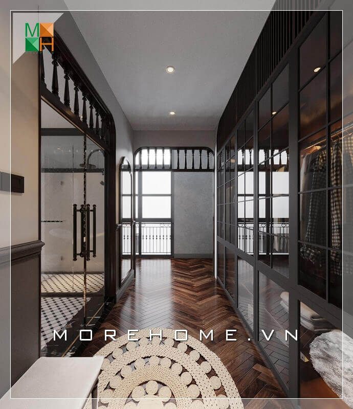 Mẫu gỗ lát sàn có đầy đủ sự sang trọng và tiện lợi.