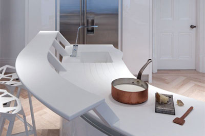 video bàn bếp đẹp hi macs